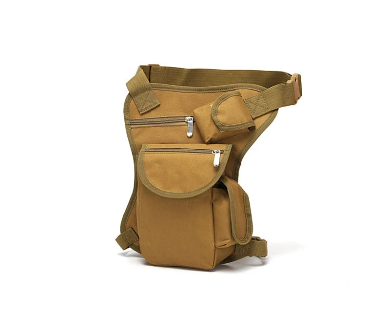 Портативная Мужская поясная сумка тактическая холщовая бедренная нога прямая