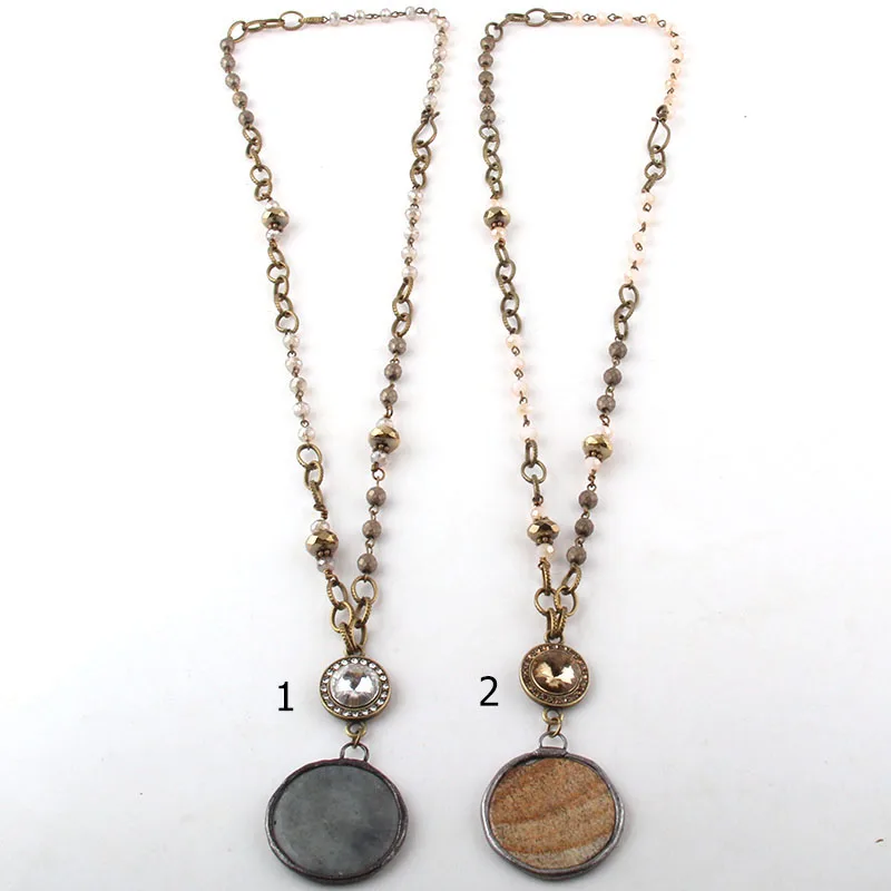 MOODPC модные богемные ювелирные украшения в этническом стиле античный камень