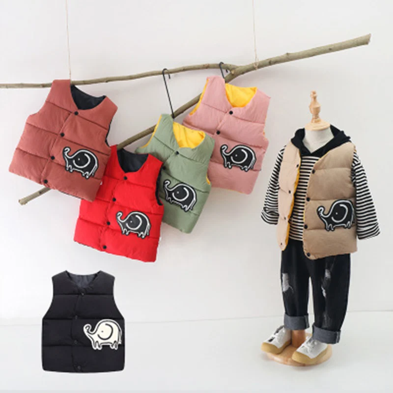 Новинка 2019 года детский жилет короткий параграф верхнее платье для мальчиков и