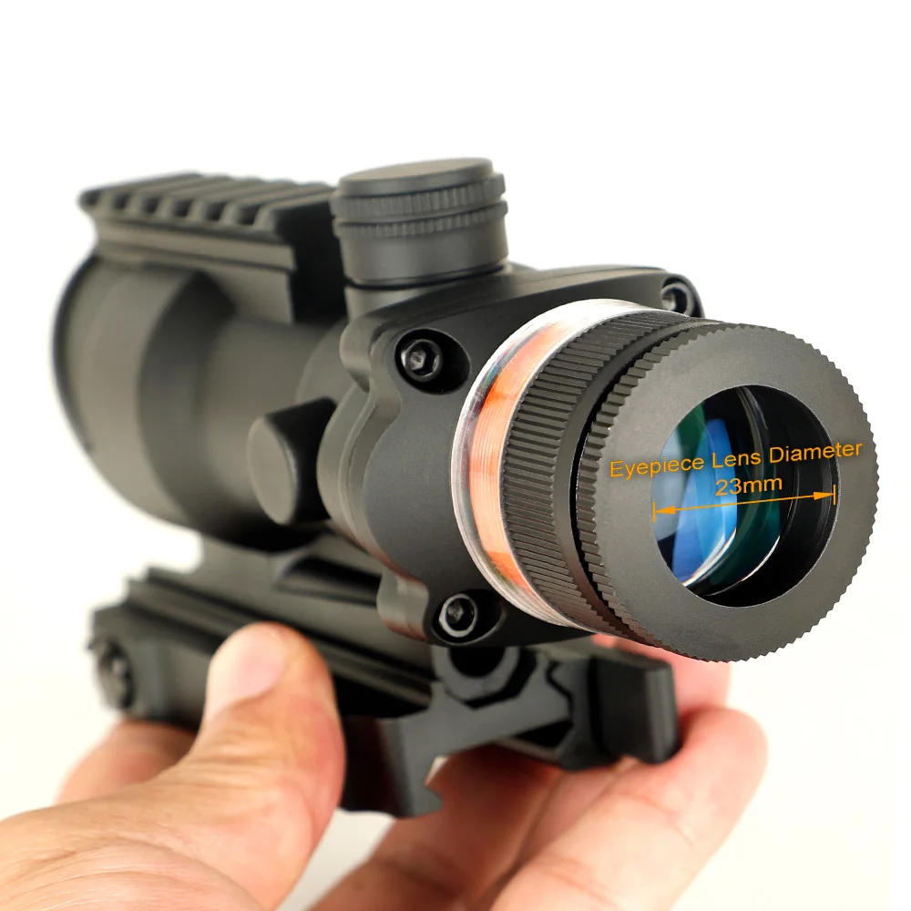 Ohhunt 4X32 прицел для винтовки зеленая волоконно-оптическая подсветка сетка с