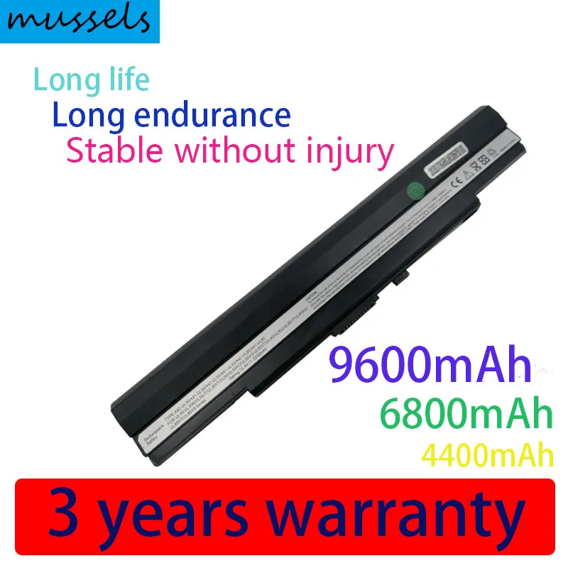 9600 мА/ч Батарея для Asus U53F U53J U53JC U52F U43F U43J U43JC U33JC U33J UL80Vt UL50Vt UL30 UL50 UL80 A42-UL30 A42-UL50 |