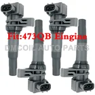 Катушка зажигания для двигателя BYD F3 F3R L3 G3 473QB, 2008 л, 3705100 л, л (-), 473QB, FK0398, IB5, 4 шт.