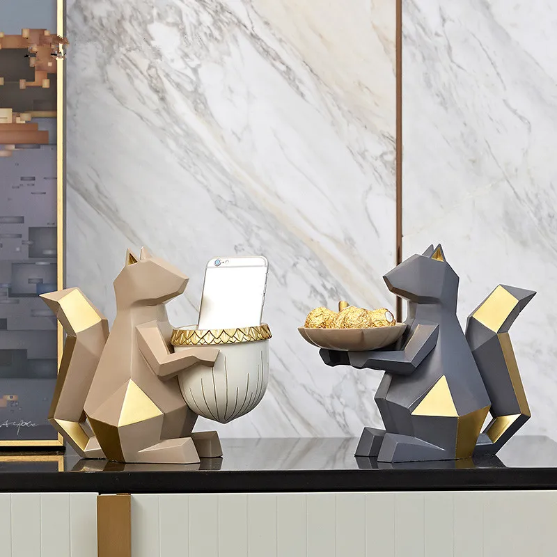 

Creative Nordic home key storage box decoration modern minimalist resin crafts home decoration accessories modern