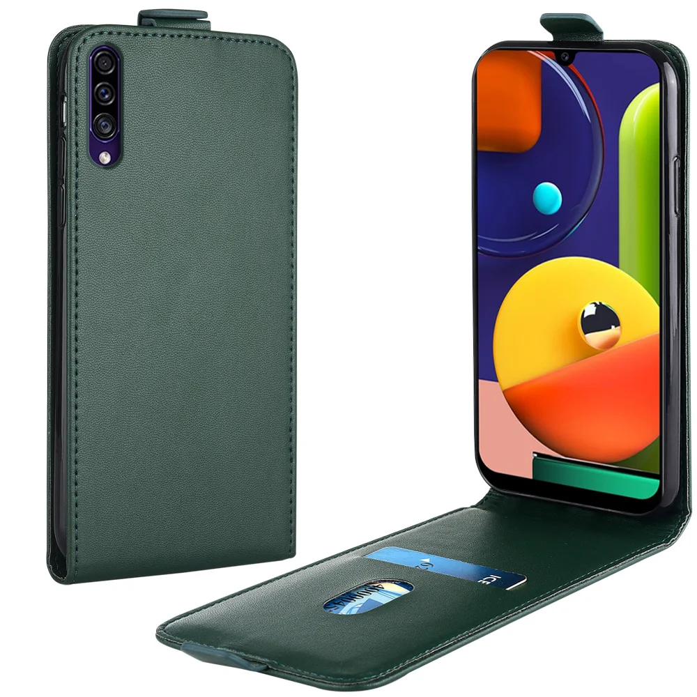 Роскошный кожаный чехол-книжка для Samsung Galaxy A50 A505 A505F SM-A505F 6 4 дюйма чехол телефона