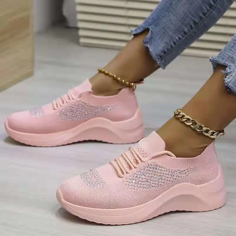 

Women Running Shoes Breathable Mesh Outdoor Light Weight Sports Shoes Casual Walking Sneakers Tenis Feminino ADS2001