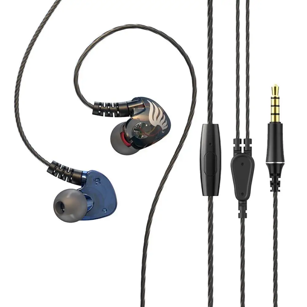 

Universal 3.5mm Wired In-Ear HiFi Heavy Bass Earphone Music Sports Headphone