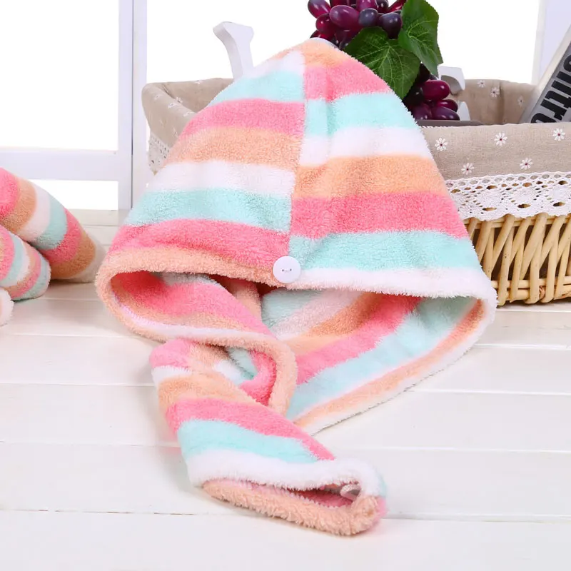 GIANTEX женские полотенца для ванной комнаты из микрофибры полотенце для волос банное полотенце банно s для взрослых полотенце махровое полотенце банное toallas servitte de bain recznik handdoeken - Цвет: Colorful Stripe