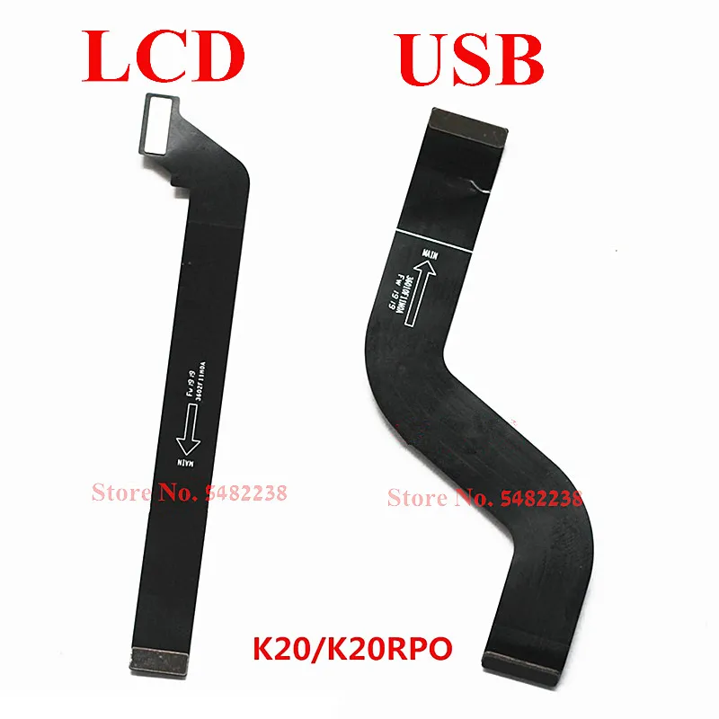 

Original USB Motherboard Connector For Xiaomi 9T Redmi K20 K20Pro main board Data transmission tape LCD Display USB Flex Cable