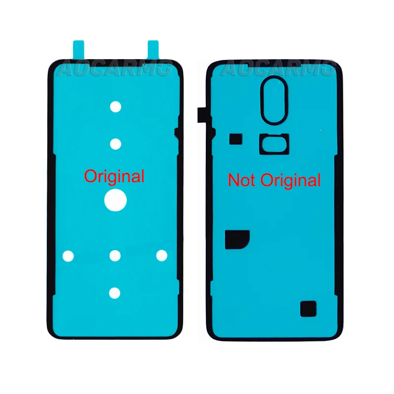 Aocarmo Back Door Battery Cover Adhesive Sticker Glue Tape For OnePlus 6 1+6 Replacement images - 6