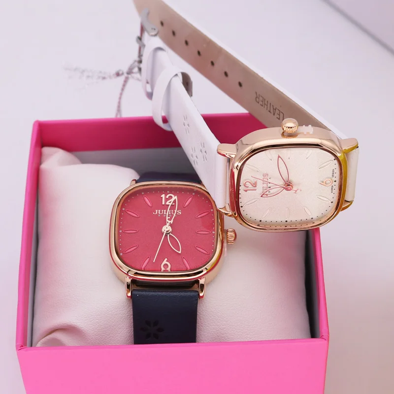 Женские японские кварцевые часы изящные модные с браслетом под платье большие