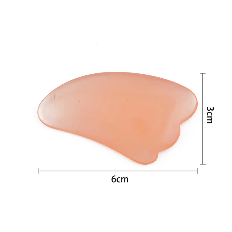 

Resin Guasha Massage Scraper Natural resin Gua Sha Board Acupoint Face Eye nose neck health Body Facial Care Massage Tool