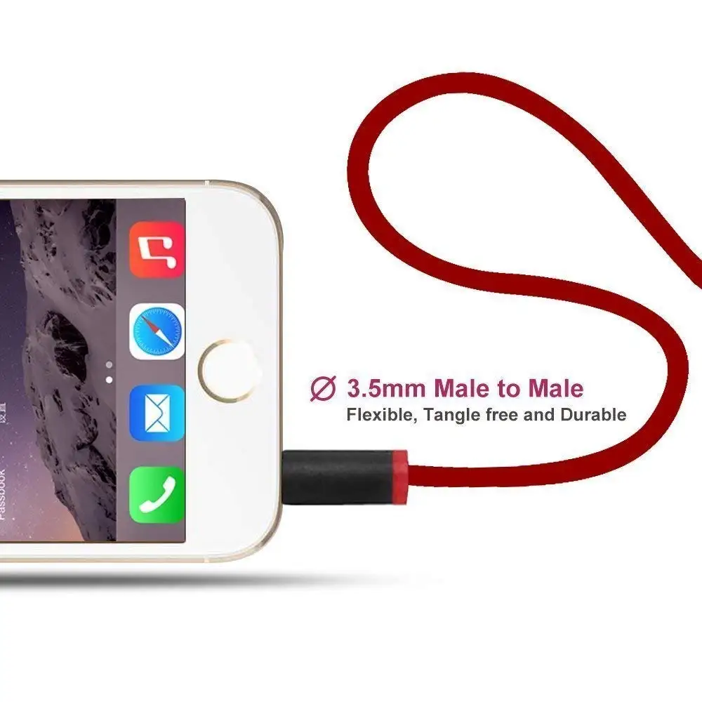 

Replacement Audio Cable Extension Cord Wire For Beats by Dr Dre Solo Studio Pro Detox Wireless Mixr Executive Pill Headphones