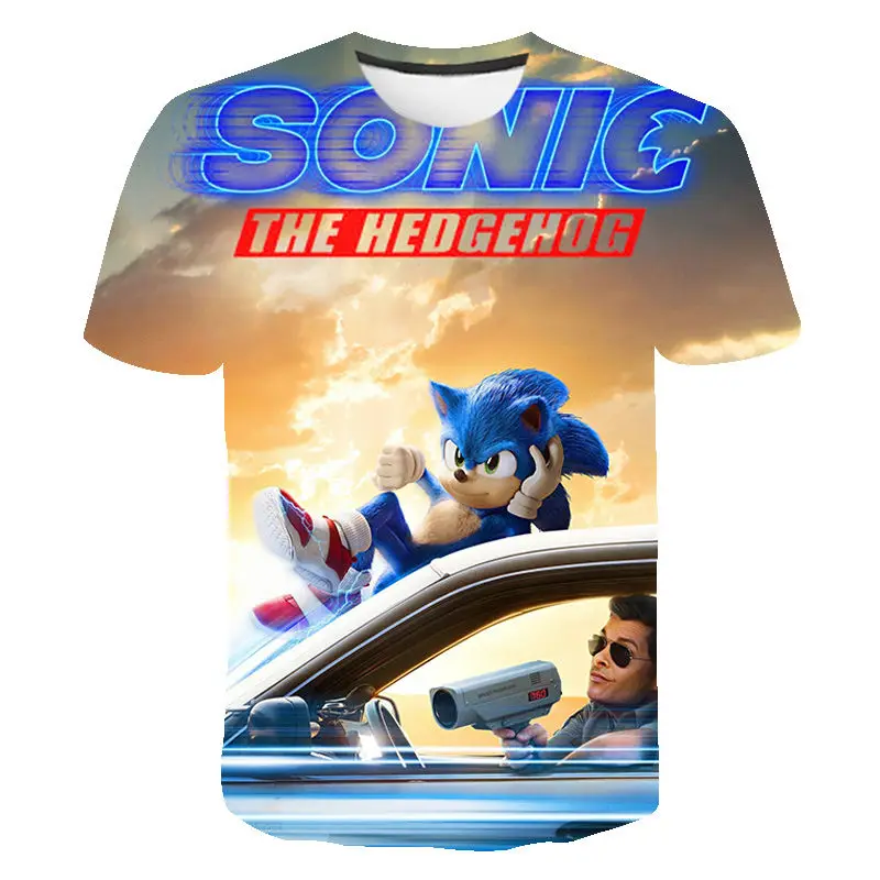 

Summer Short Sleeve Print 3D T Shirt Cartoon Anime Hedgehog Men Women Children Streetwear Boy Girl Kids Cool Casual Tops Tee