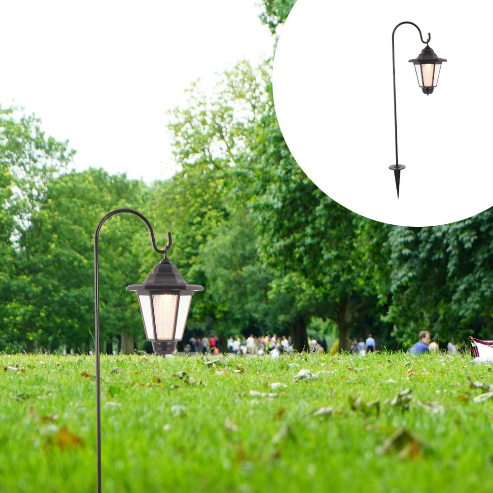 

1pc Solar Energy Garden Light Outdoor Landscape Decorative Light (Black)