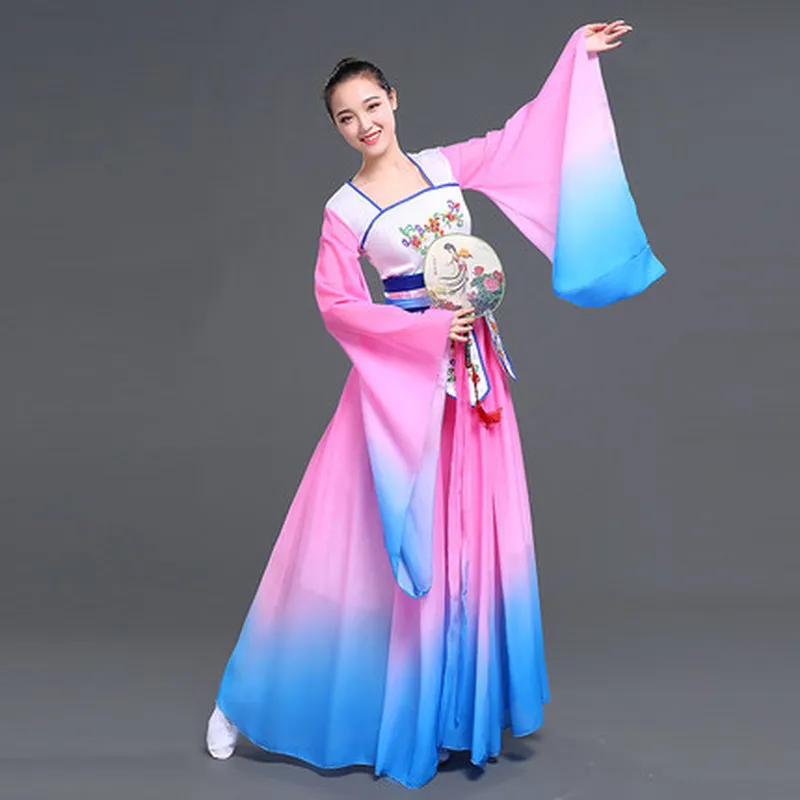 Традиционный костюм для китайских танцев Классические танцевальные костюмы
