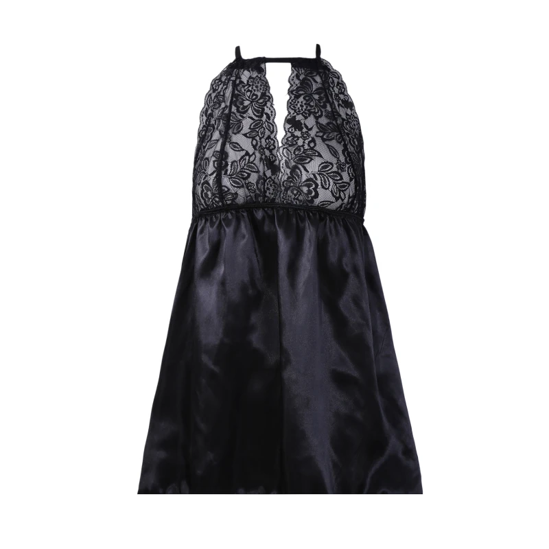 

Женское нижнее белье, ночные рубашки, летняя Прозрачная кружевная ночная сорочка, ночная рубашка L- Home, сексуальное эротическое нижнее белье...