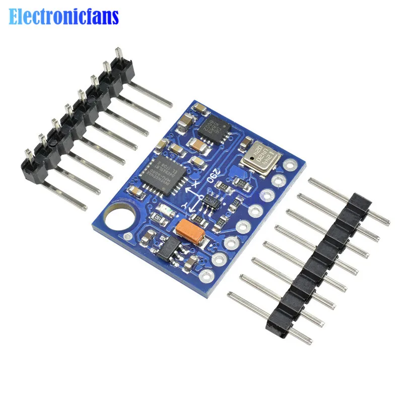 GY-87 I2C/IIC 10DOF MPU6050 HMC5883L BMP180 Sensor Board Module GY87 For Arduino 5V Power Built-in Filters High Accurancy | Электронные