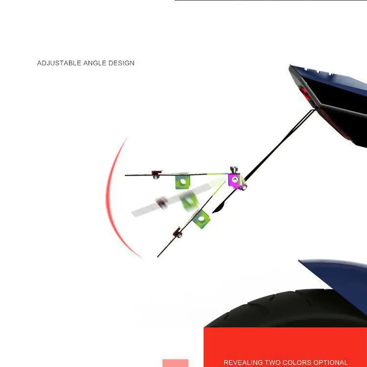 Универсальный держатель номерного знака задний кронштейн для мотоциклов рамка Suzuki Ltz 400 Pulsar 200 Ns Vespa GTS Cb190r