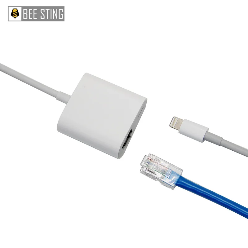 

for all iPhone/iPad series, with PD fast charging High-speed iOS device conversion cable USB3.0 RJ45 Ethernet converter used