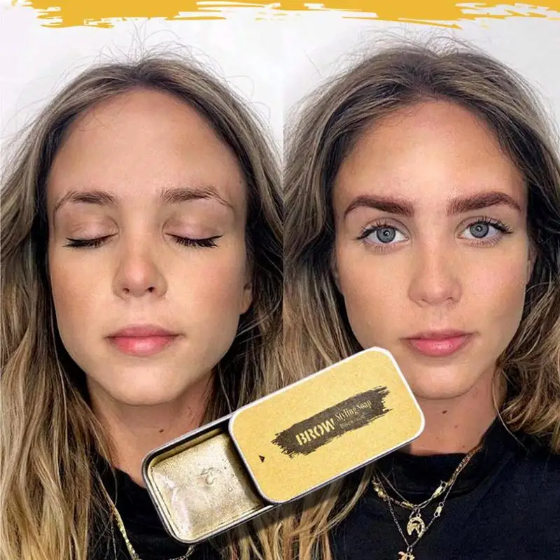 3D Пернатые брови макияж гель мыло набор длительного стойкого ламинирования