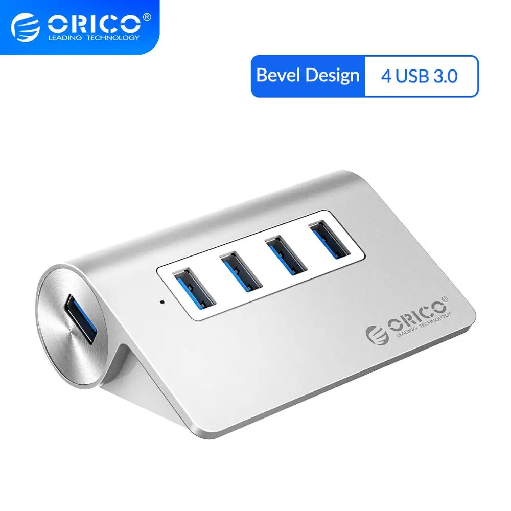 ORICO алюминиевый 4 порта 3 0 концентратор Высокоскоростной мини USB разветвитель