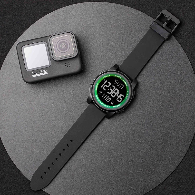 Часы наручные SHIYUNME Мужские Цифровые военные водонепроницаемые спортивные с