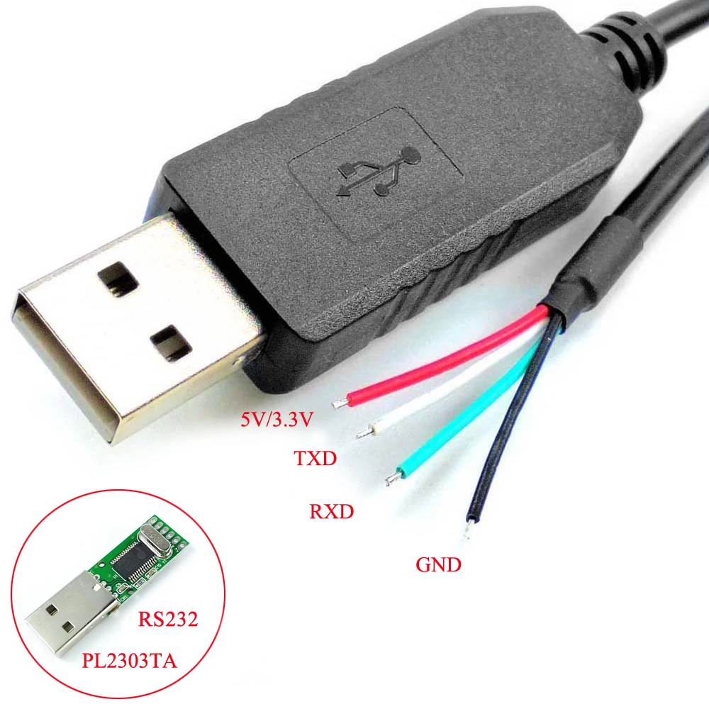 Последовательный кабель адаптера prolific pl2303ta usb rs232 чип pl2303|adapter cable|usb rs232rs232 serial cable |