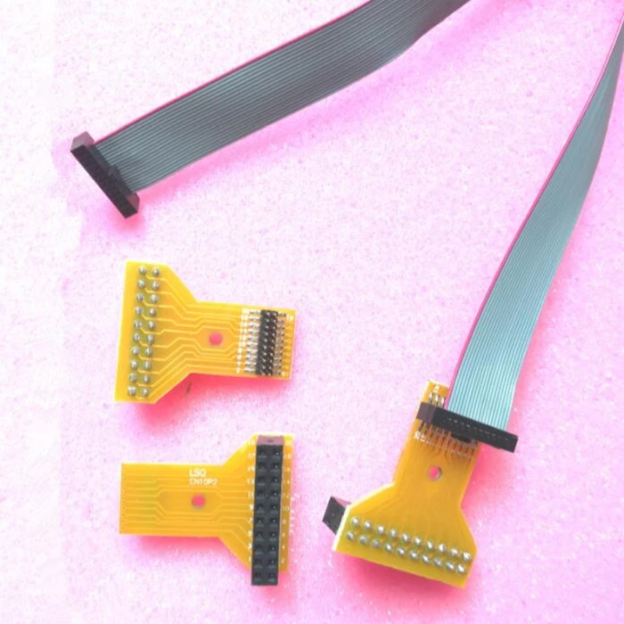

1.27mm to 2.54mm adapter plate / 20pin adapter plate / 2.54 female adapter pin with cable J-LINK
