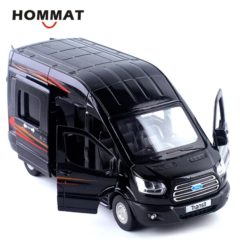 HOMMAT Масштаб 1:35 Ford Transit Van грузовой MPV модель автомобиля литой металлический и