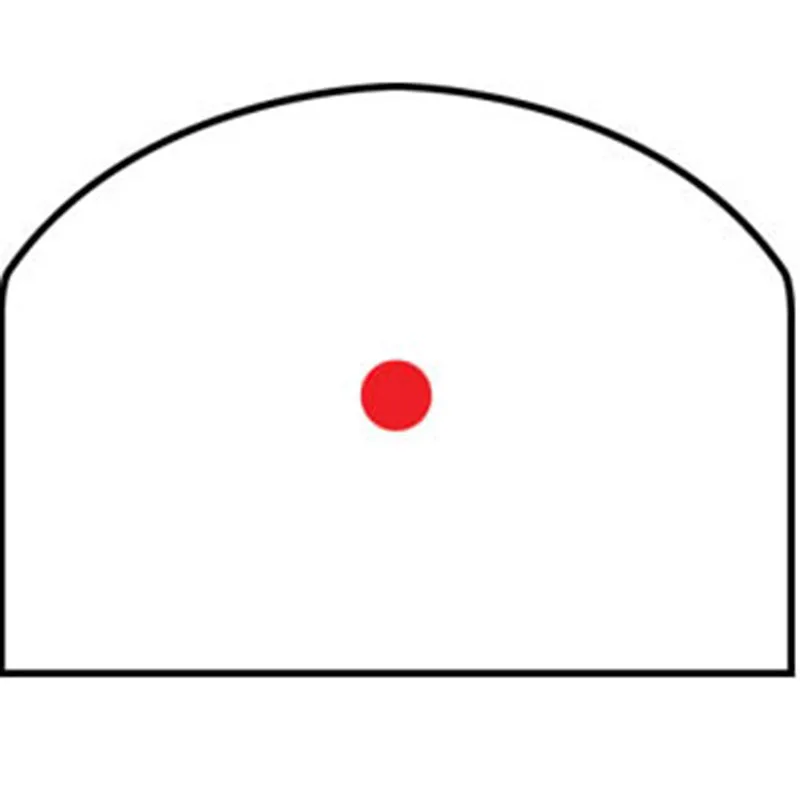 Тактический голографический отражающий прицел на солнечной батарее 1x с красной