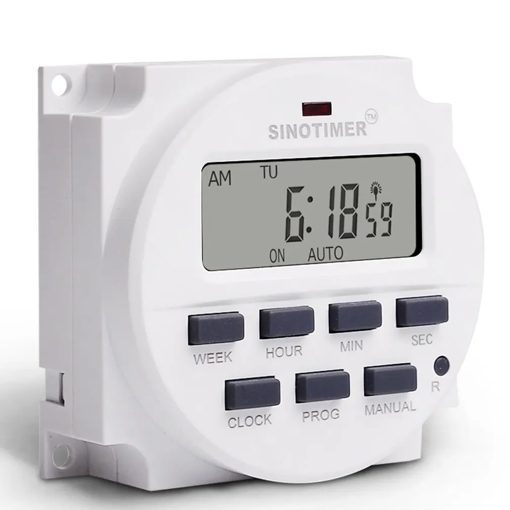Источник питания SINOTIMER TM618sH с интервалом 7 дней на неделю программируемое