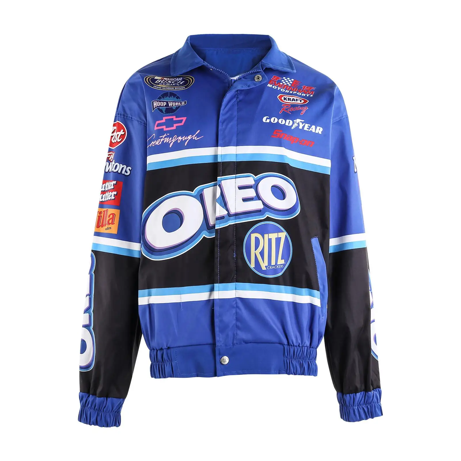 

hirigin Fashion Print Baseball College Jacket Women Couple Bomber Unisex Racer Jacket Varsity Hiphop Streetwear Coats New 2021
