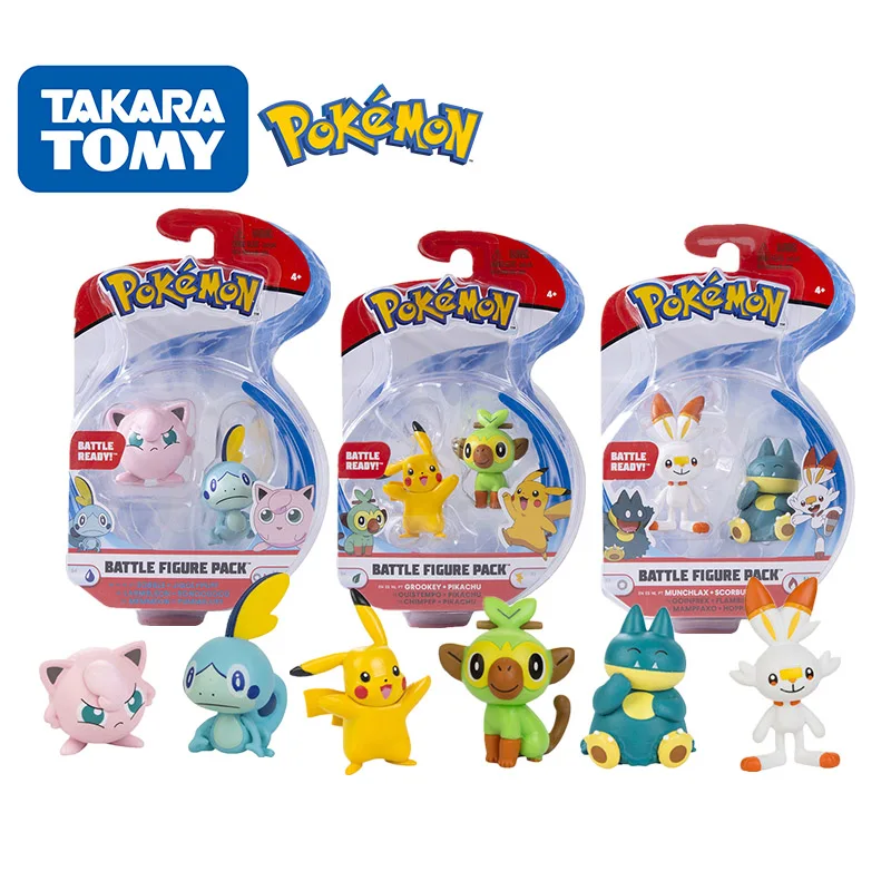 TOMY подлинный Покемон меч и щит Pokeball Pet Пикачу канакки джигглиффи Аниме фигурки