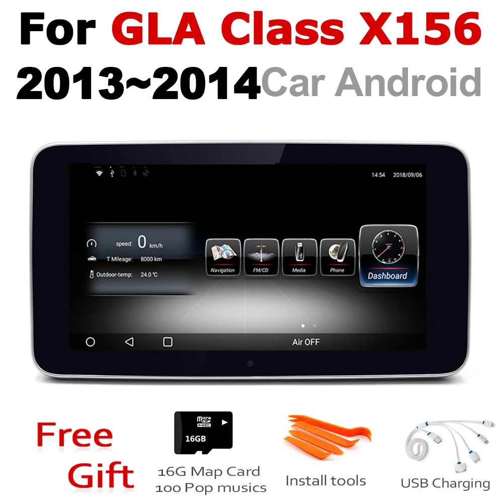 Android 7 0 up Автомобильный мультимедийный плеер для Mercedes Benz GLA Class X156 2013 2014 NTG WiFi GPS