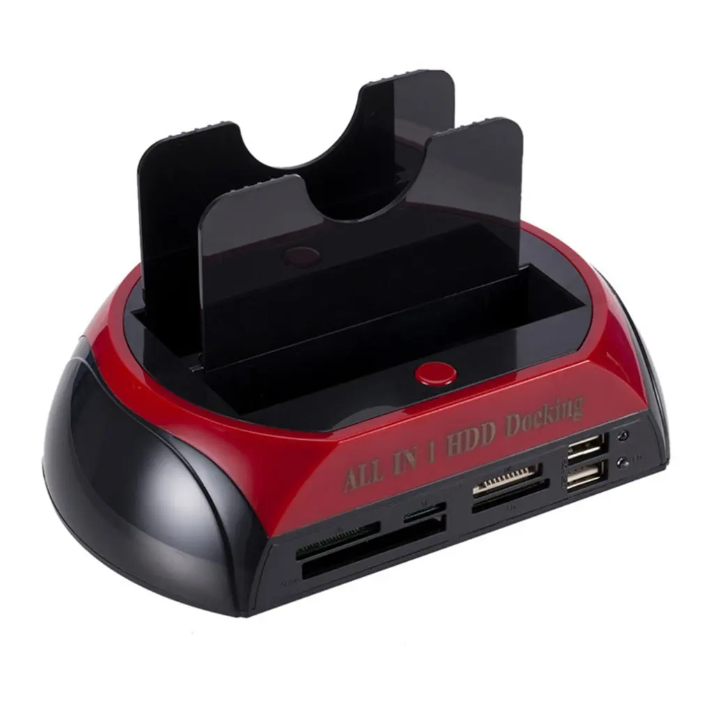 Hdd Docking Station Dual Internal Hard Drive Base Enclosure For 2.5 Inch 3.5 Ide / Sata Usb 2.0 | Электроника