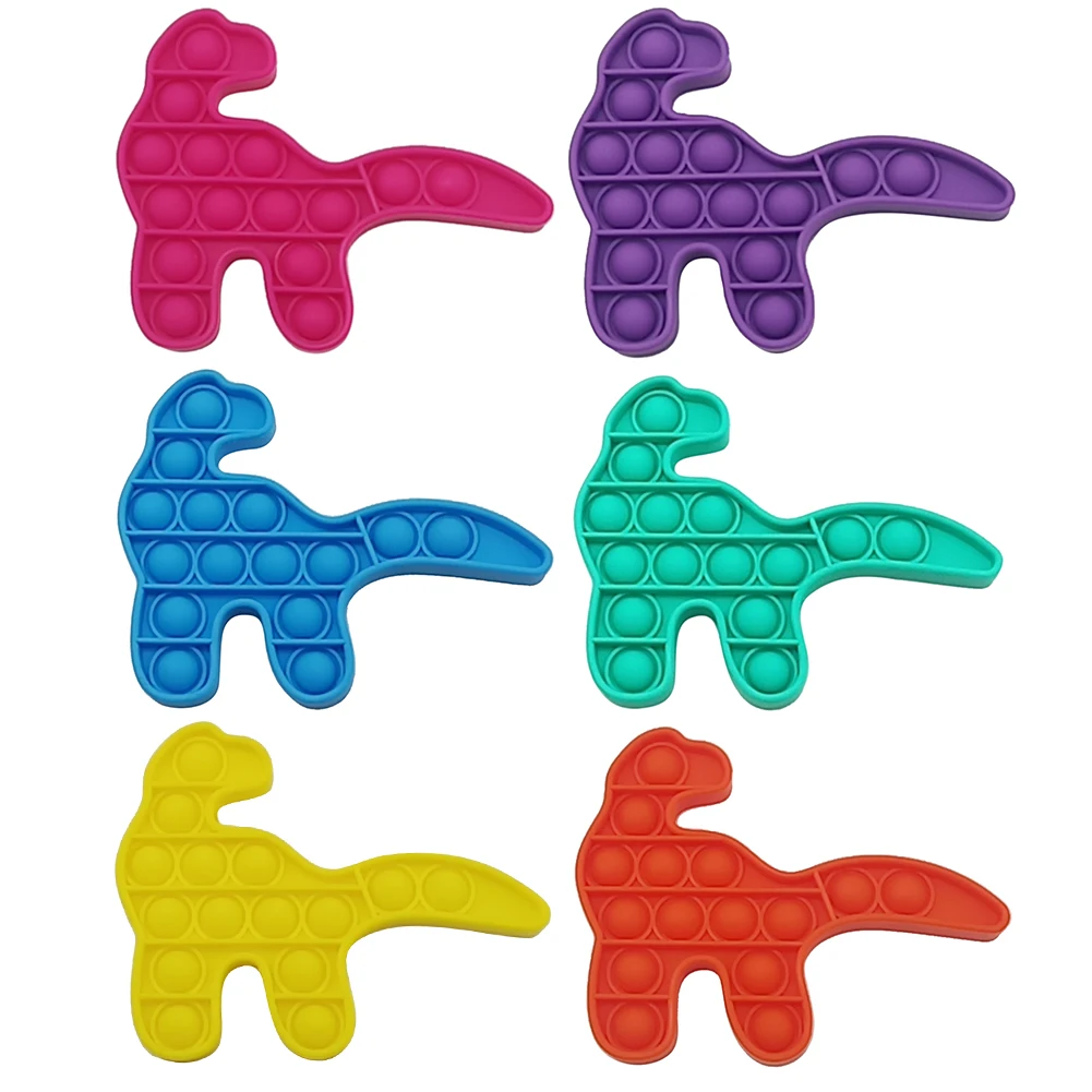 

Push Bubble Sensory Fidget Toys Pack Autism Squishy Stress Reliever Kawaii Toys Adult Child Funny Antistress Dinosaur