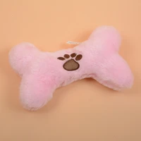 pet dog toy plush sound bone dog footprints toy teddy small dog cat products