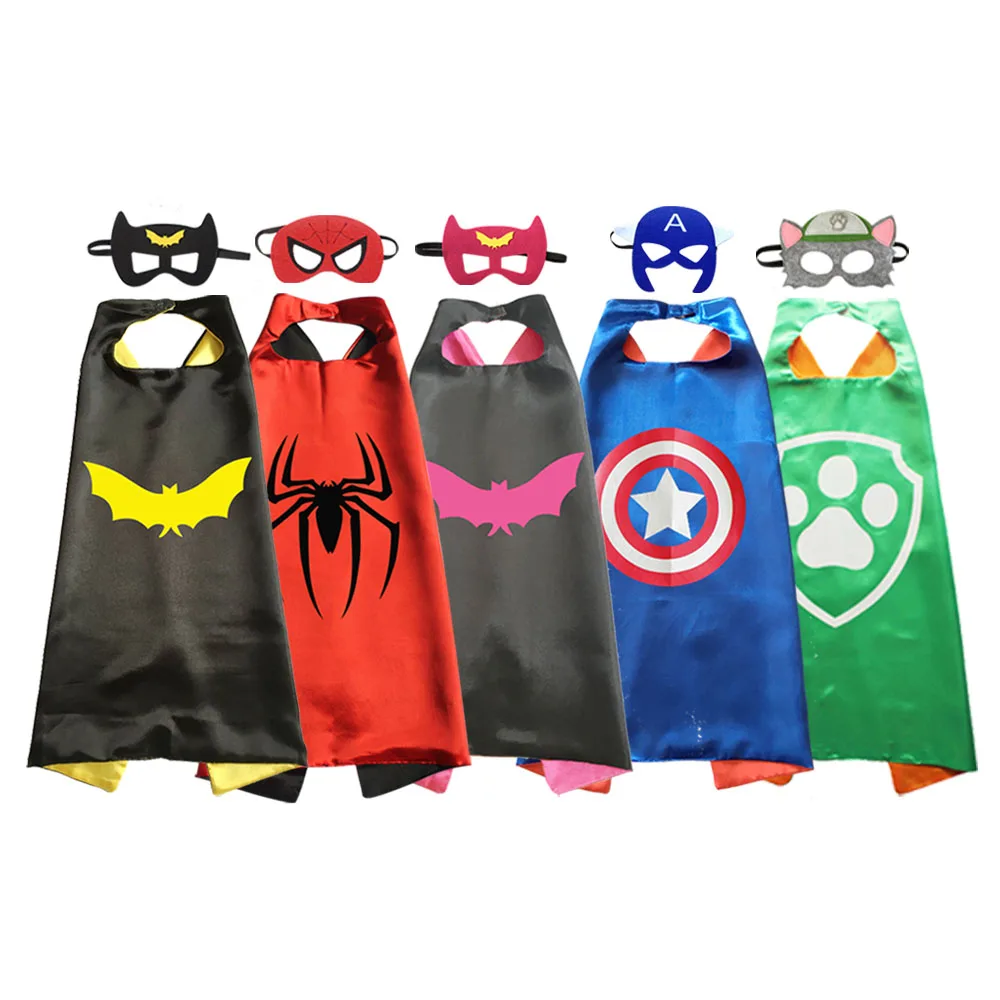 Накидки в стиле супергероев для вечеринки на день рождения аниме косплей детские