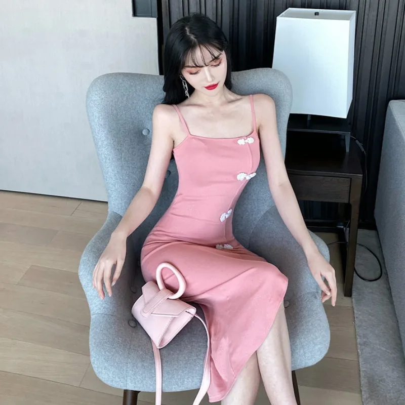 Женское платье-карандаш без рукавов привлекательные платья с квадратным вырезом