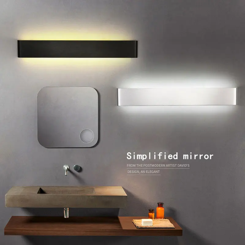

Modern LED Wall Lamp 6W 10W Minimalist Aluminum Indoor Bedside Sconce Room Bathroom Mirror Home Decor Hallway Stair Wall Fixture