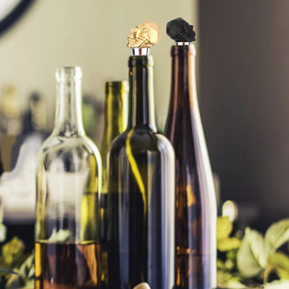 Нержавеющая сталь череп бутылка фиксаторы уход за кожей лица многоразовая