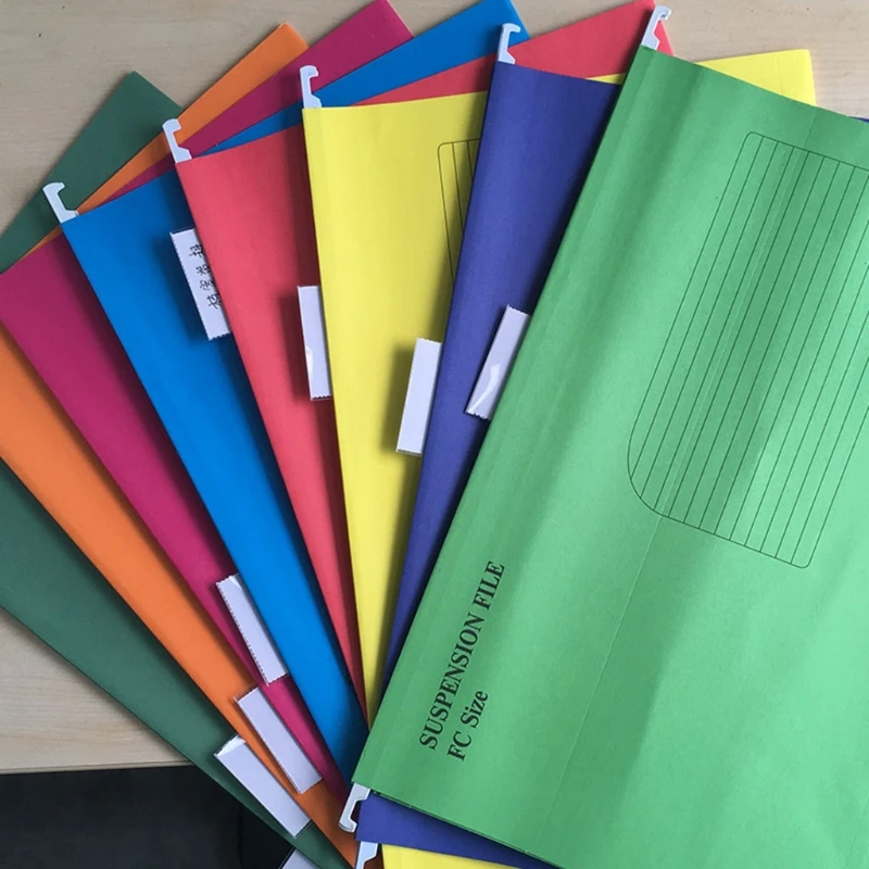 

25 Pcs/Set Portable Suspension File Folder Hanging File Holder Paper Frame Documents Organizer