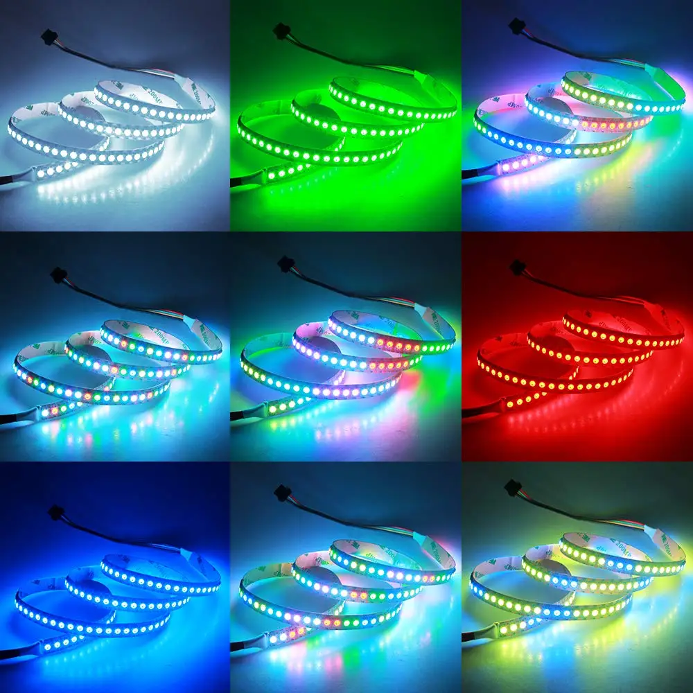 WS2815 12 В WS2812B RGB Адресуемая Светодиодная лента WS2813 светодиодная Пиксельная