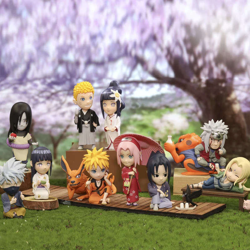 POP MART Naruta shippuden series глухая коробка Коллекционная Милая экшн кавайная фигурка