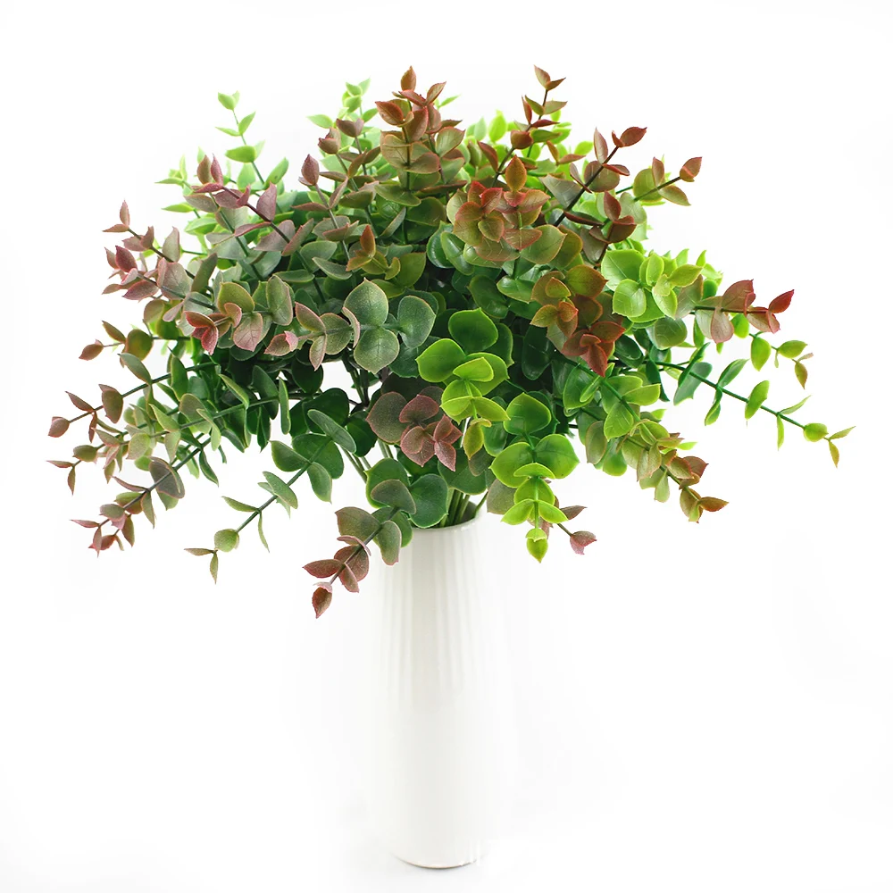 Искусственные листья эвкалипта для аквариума 3 шт. 7 шт.|Искусственные растения| |