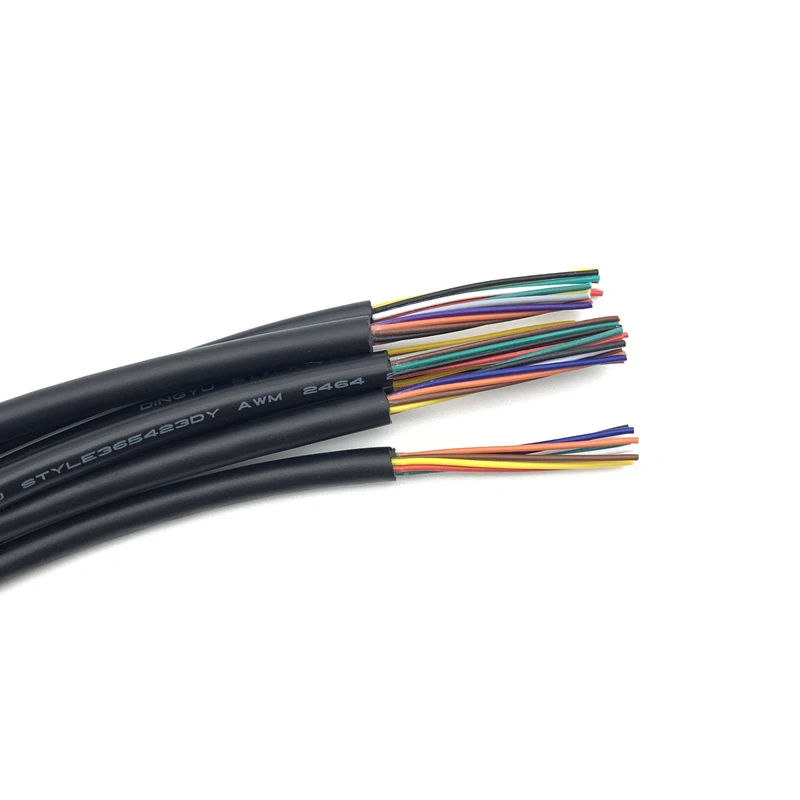 Провод с покрытием из луженой меди 2/5/10 м UL2464 аудиокабель 28 26 24 22 2018 16 AWG для сигнала
