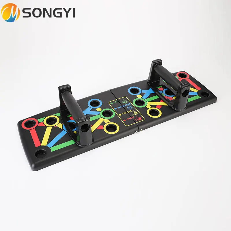 

SONGYI 2021 Abdominal Multifunctional Folding Push Up Board Men Women Chest Muscle Healthy Muscle Push Up Fitness Equipment Y124