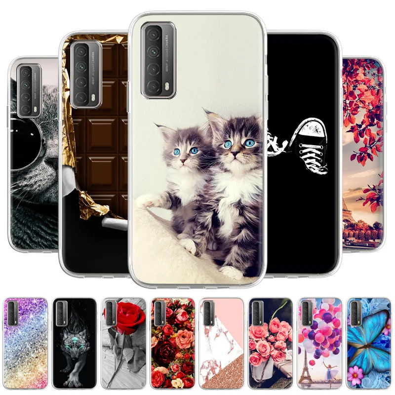 

For Huawei P Smart 2019 Case P Smart Pro 2021 Bumper Soft TPU Psmart 2020 Silicone Case For Huawei P Smart Z Cover Shell POT-LX3