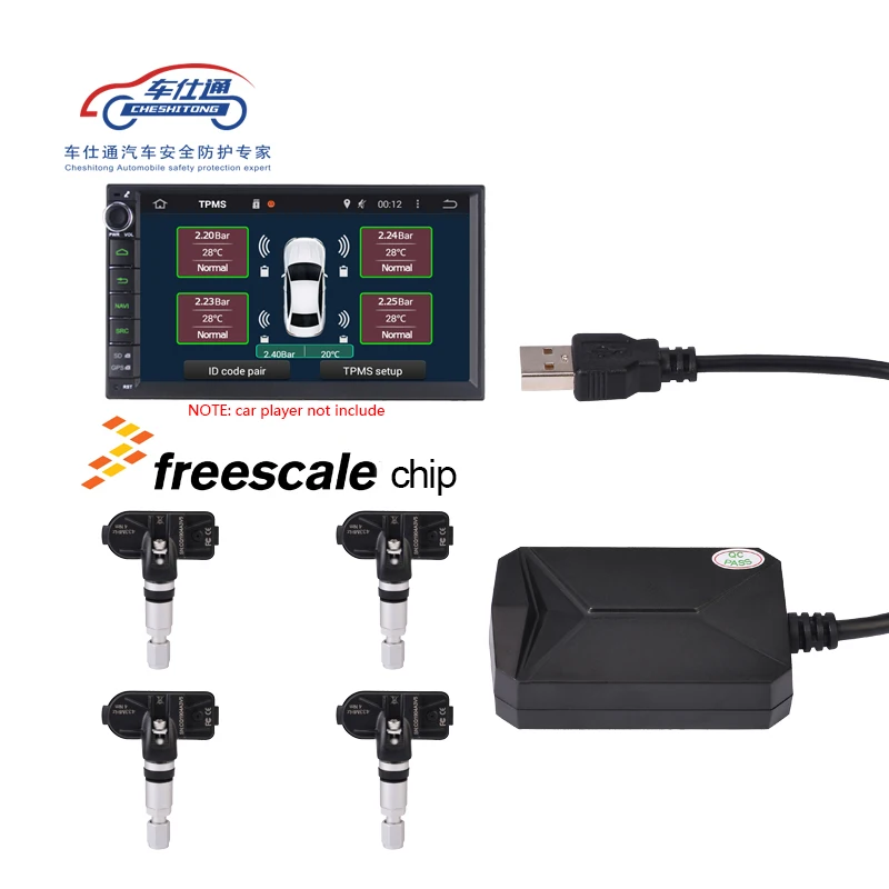 USB Android TPMS монитор давления в шинах/Android навигационная система контроля давления в шинах/Беспроводная передача TPMS