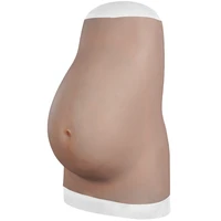silicone fake belly simulation pregnant belly pregnancy cross dress cosplay unisex prosthesis props fake belly september